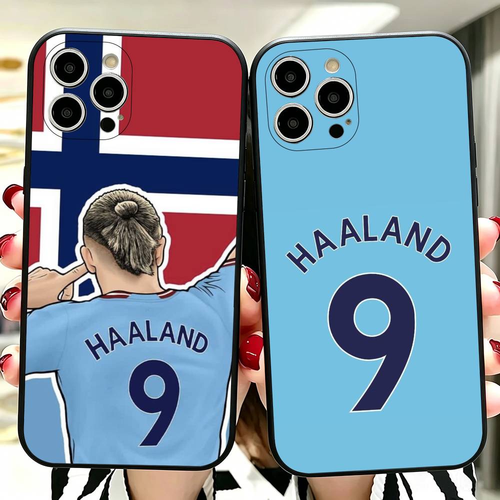 Phone Cases Quirky - Erling Haaland Funny Football Player Phone