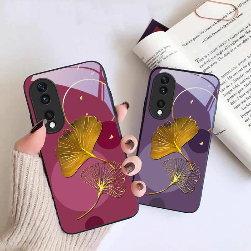 Phone Cases Yellow - Pure yellow ginkgo leaves For Honor
