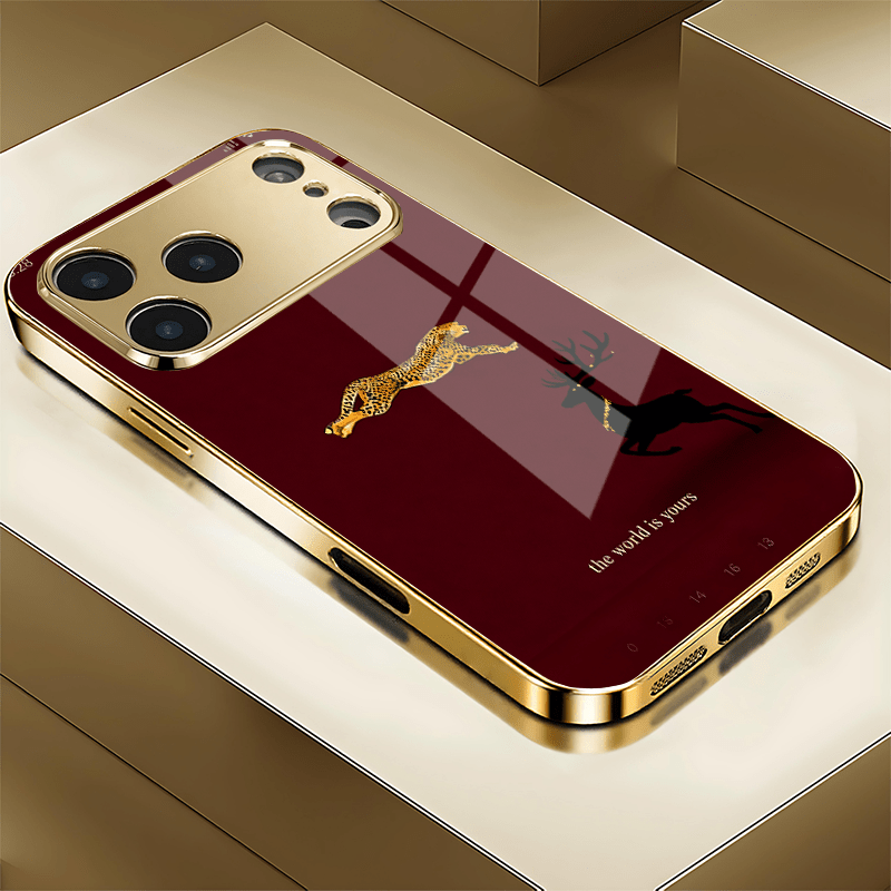 Phone Cases Red Deer - Jinbao Black Deer Wine Red Phone