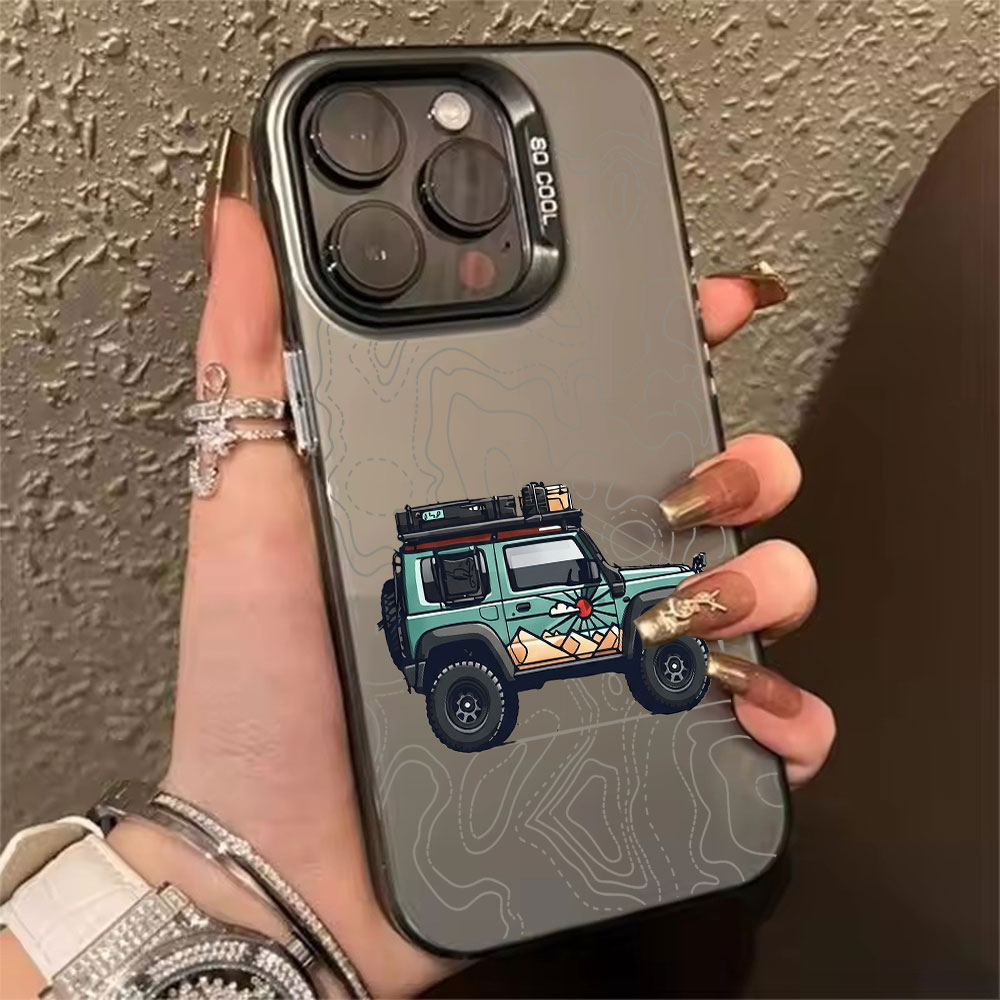 Phone Cases Xr - Simple Car Pattern Phone Case For