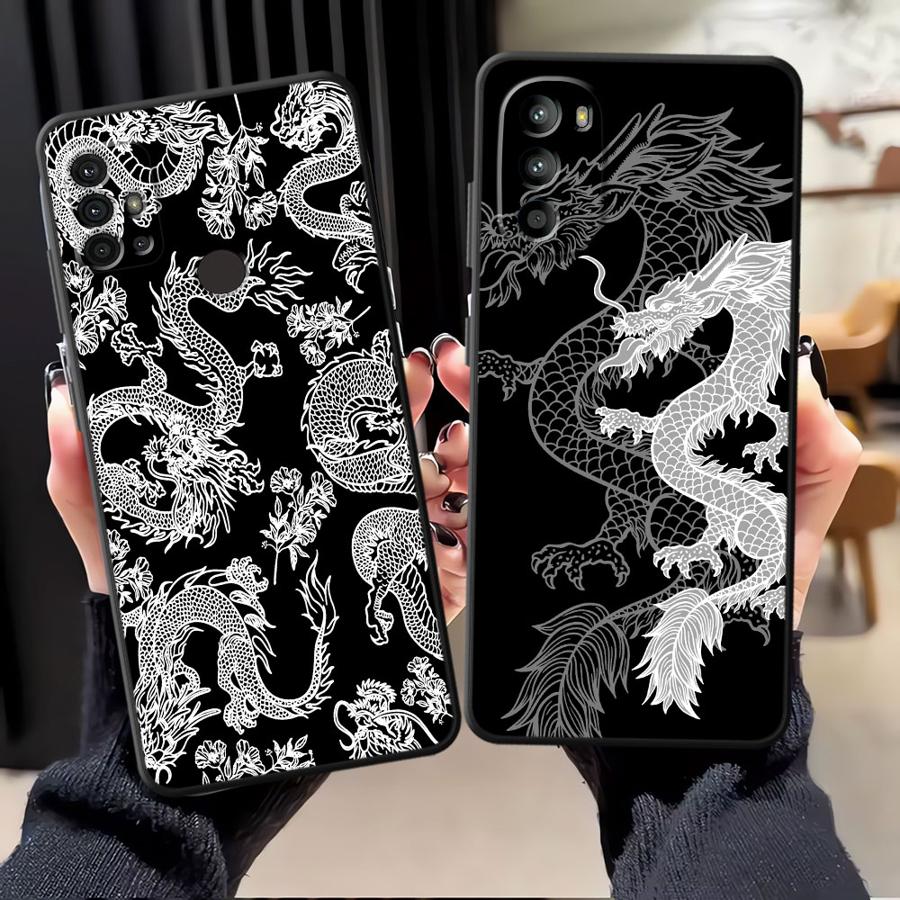 Cool Chinese Dragon Soft Back  - đánh giá và giá Phone Cases For Motorola