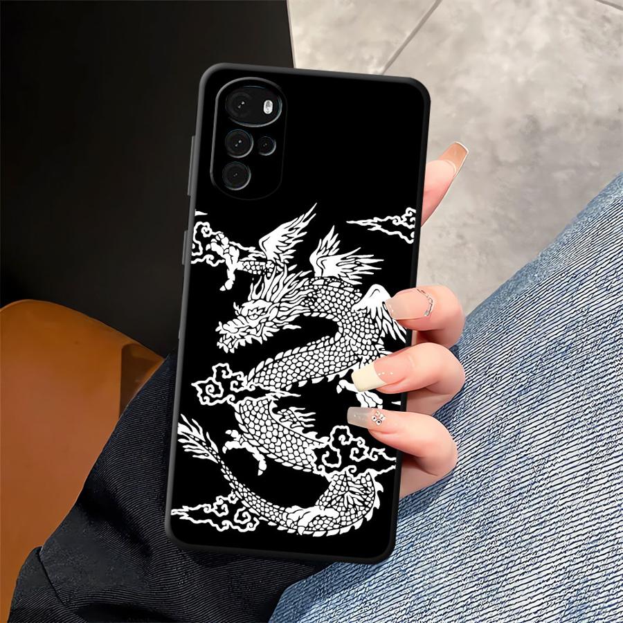 Cool Chinese Dragon Soft Back  - đánh giá và giá Phone Cases For Motorola