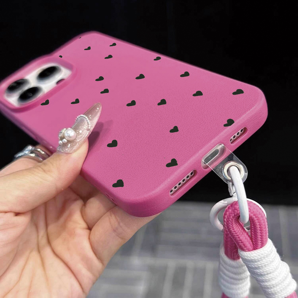 Black Heart Strap Rope Phone C - đánh giá và giá Phone Cases With Straps