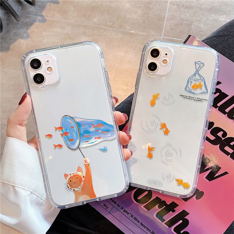 Lovely Fishes Clear Phone Case - đánh giá và giá Phone Cases Xr