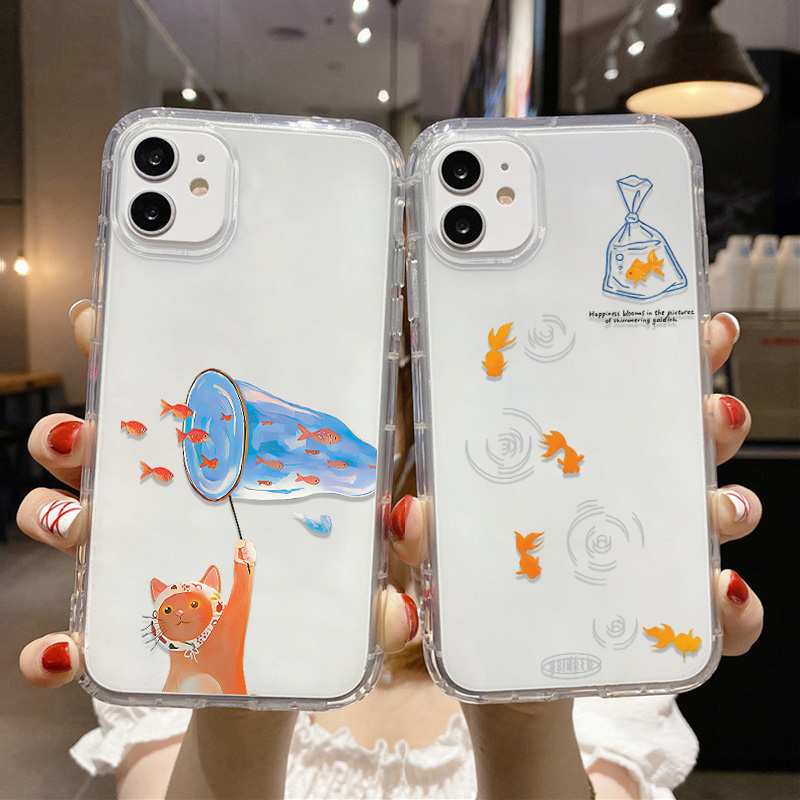 Lovely Fishes Clear Phone Case - đánh giá và giá Phone Cases Xr