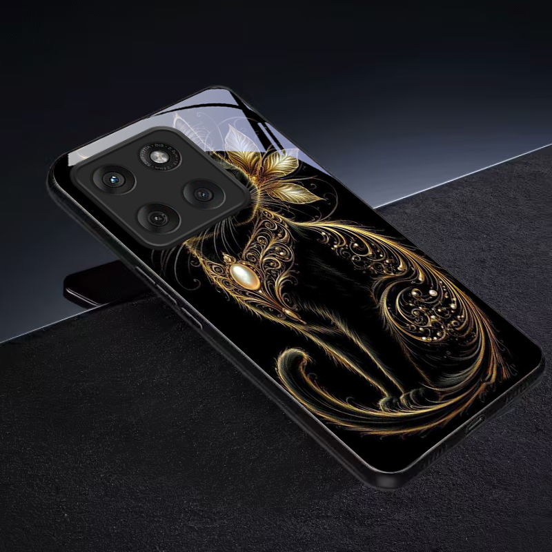 Mystic Golden Pearl Cat Black  - đánh giá và giá Phone Cases For Motorola