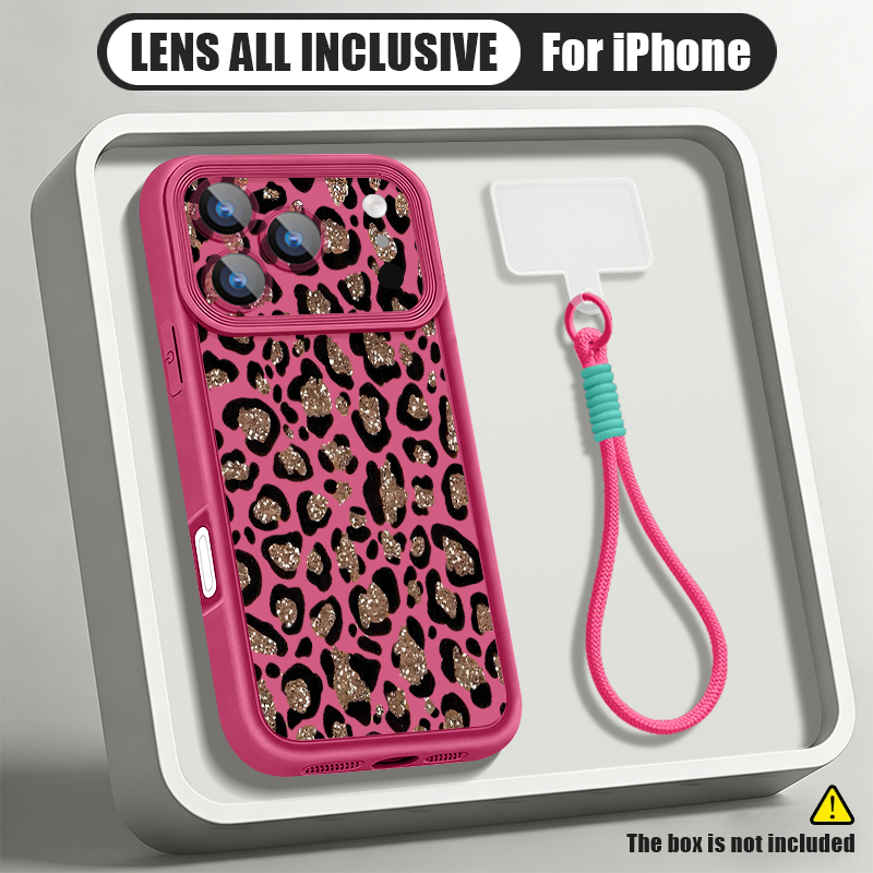 Brown Leopard Printed Lanyard  - đánh giá và giá Phone Cases With Straps