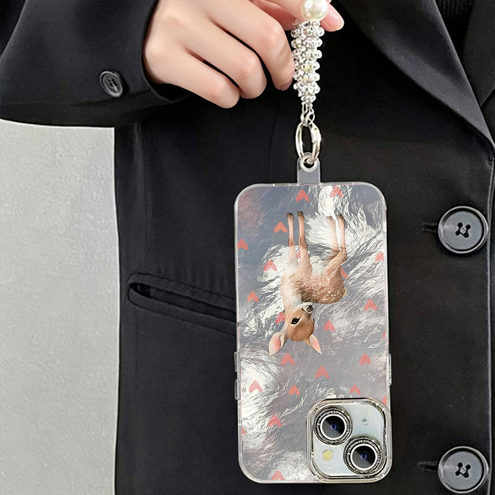 Cute Korean Red Love Deer Phon - đánh giá và giá Phone Cases Red Deer