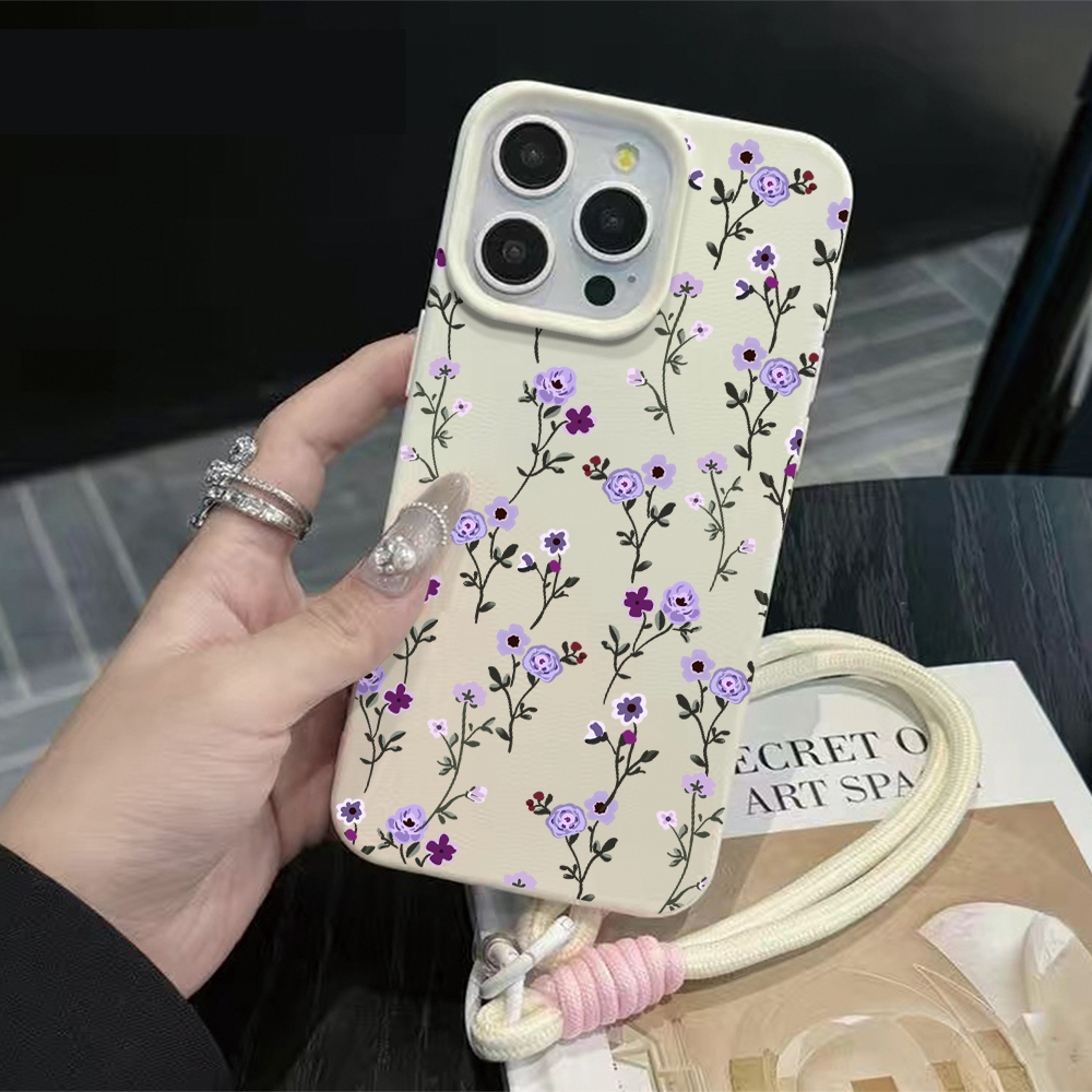 Thin Branch Purple Floral Stra - đánh giá và giá Phone Cases With Straps