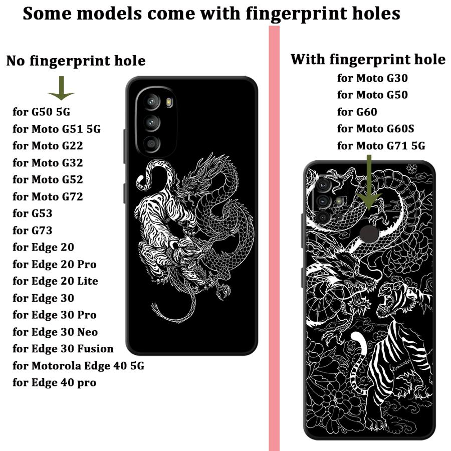 Dragon Tiger Sketch Case for M - đánh giá và giá Phone Cases For Motorola