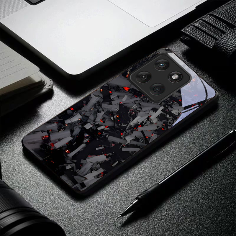 Dark Fragmented Embers Black G - đánh giá và giá Phone Cases For Motorola