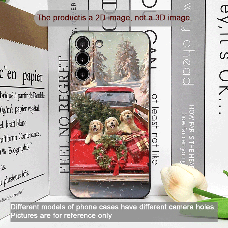 Christmas Trucks Cartoon Dog P - đánh giá và giá Phone Cases For Motorola
