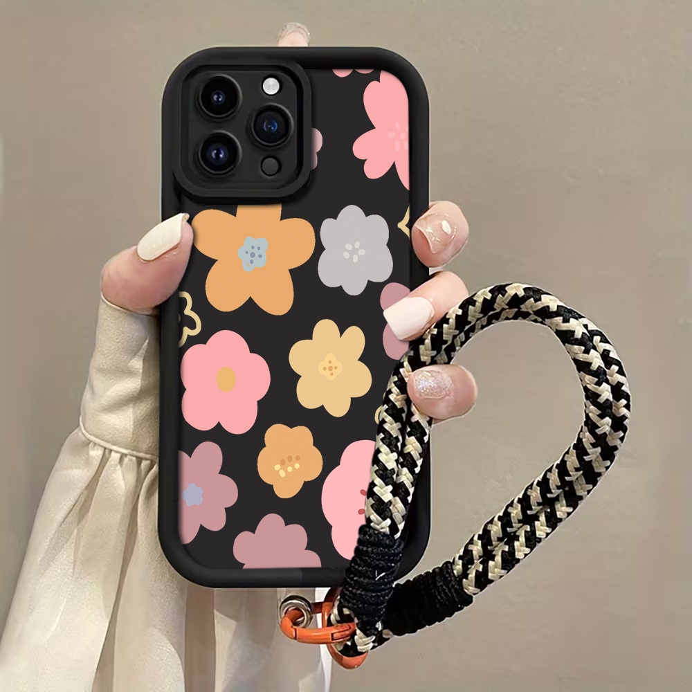 Macaron Flowers Strap Rope Pho - đánh giá và giá Phone Cases With Straps