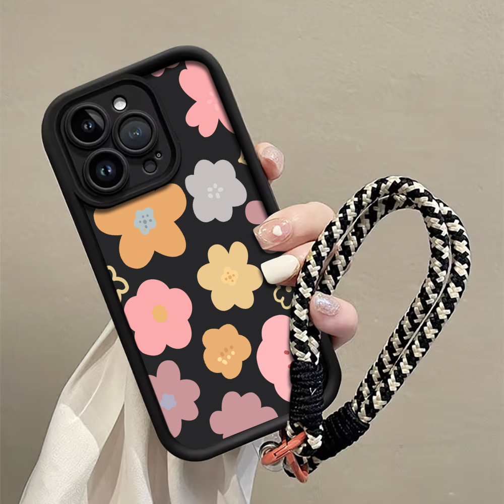 Macaron Flowers Strap Rope Pho - đánh giá và giá Phone Cases With Straps