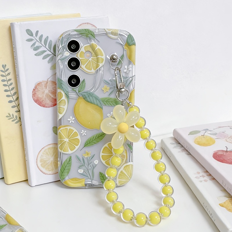 Yellow Lemon Flower Lanyard Ph - đánh giá và giá Phone Cases Yellow