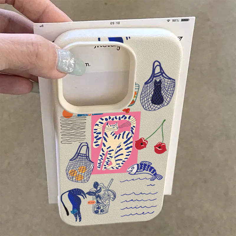 Cute Cherry Cat Print Phone Ca - đánh giá và giá Phone Cases Xr