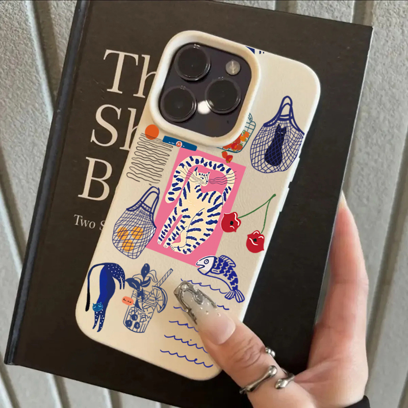 Cute Cherry Cat Print Phone Ca - đánh giá và giá Phone Cases Xr