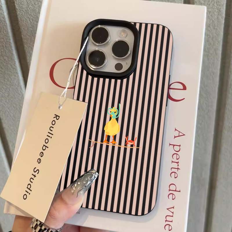 Striped Diving Yellow Duck Pho - đánh giá và giá Phone Cases Yellow