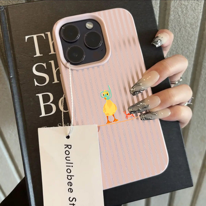 Striped Diving Yellow Duck Pho - đánh giá và giá Phone Cases Yellow