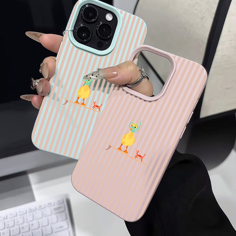 Striped Diving Yellow Duck Pho - đánh giá và giá Phone Cases Yellow