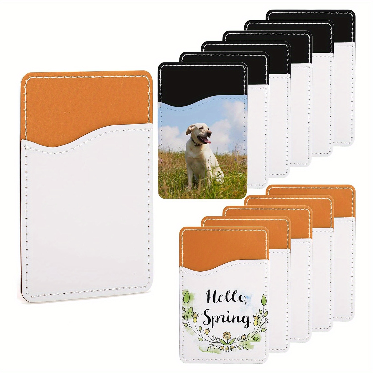 5/10pcs Sublimation Blanks Pho - đánh giá và giá Phone Cases With Wallet On Back