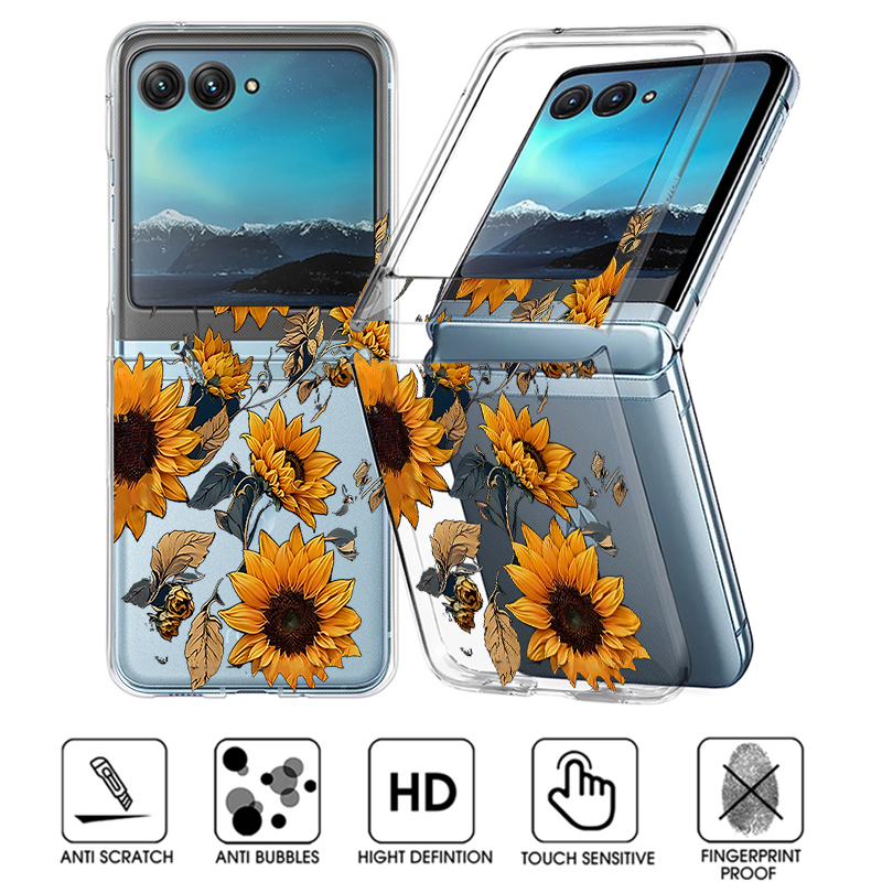 Sunflowers Pattern Clear Phone - đánh giá và giá Phone Cases For Motorola