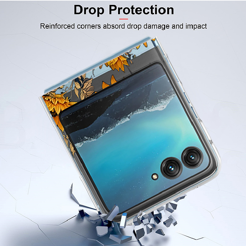 Sunflowers Pattern Clear Phone - đánh giá và giá Phone Cases For Motorola