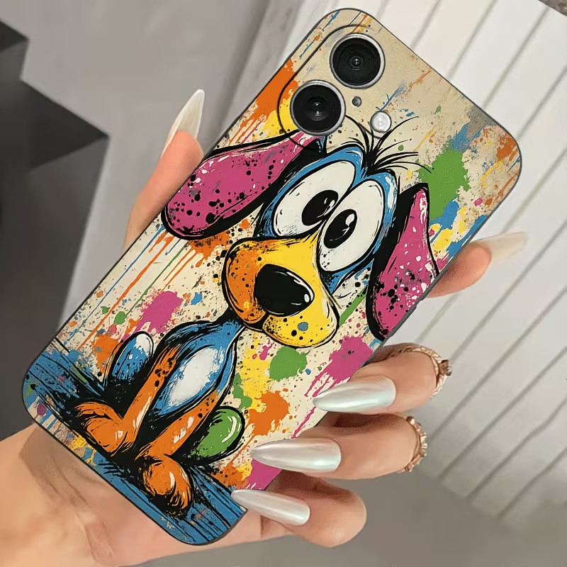 Graffiti Colored Puppy TPU Pho - đánh giá và giá Phone Cases Xr