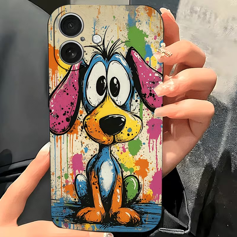 Graffiti Colored Puppy TPU Pho - đánh giá và giá Phone Cases Xr