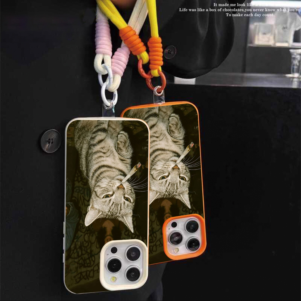 Smoking Kitten Strap Rope Phon - đánh giá và giá Phone Cases With Straps