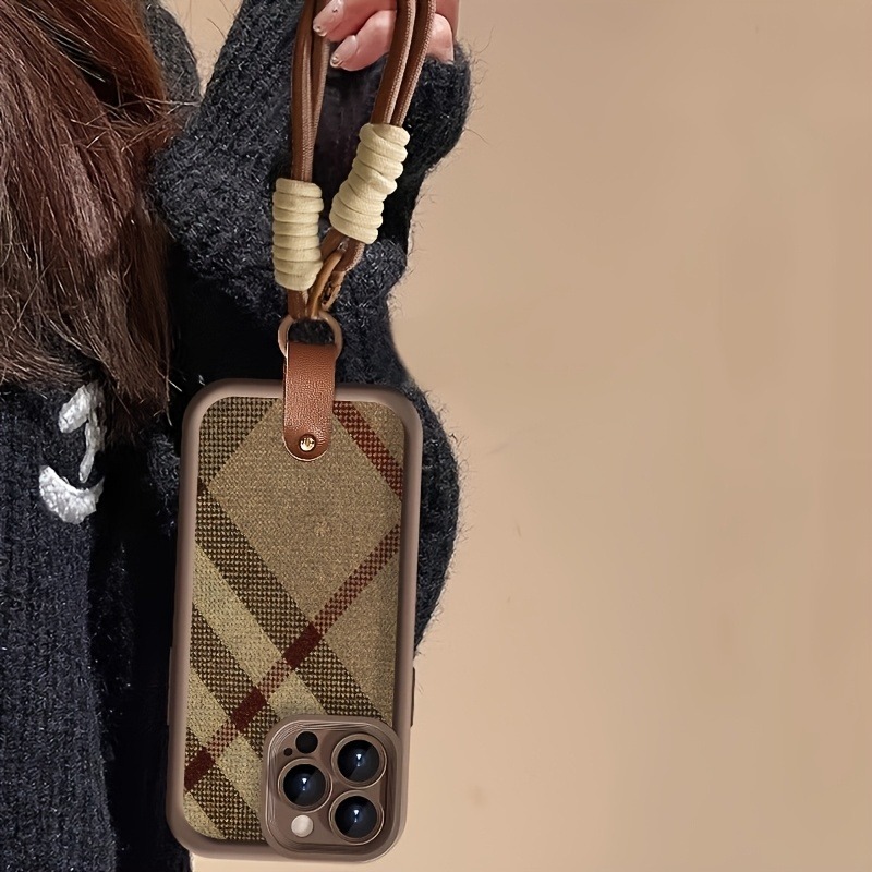 Brown Stripes Lanyard Strap Ro - đánh giá và giá Phone Cases With Straps