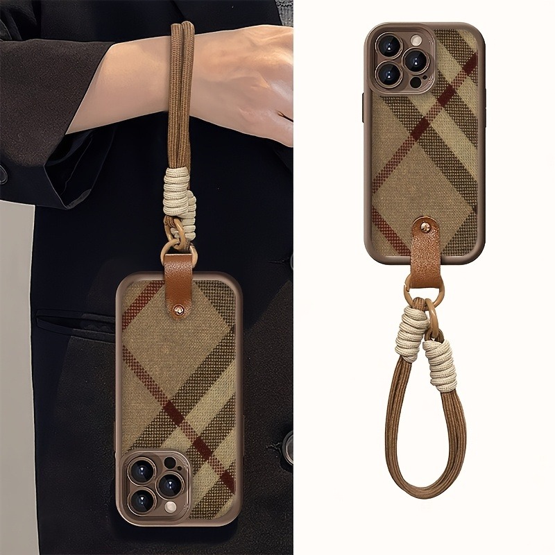 Brown Stripes Lanyard Strap Ro - đánh giá và giá Phone Cases With Straps