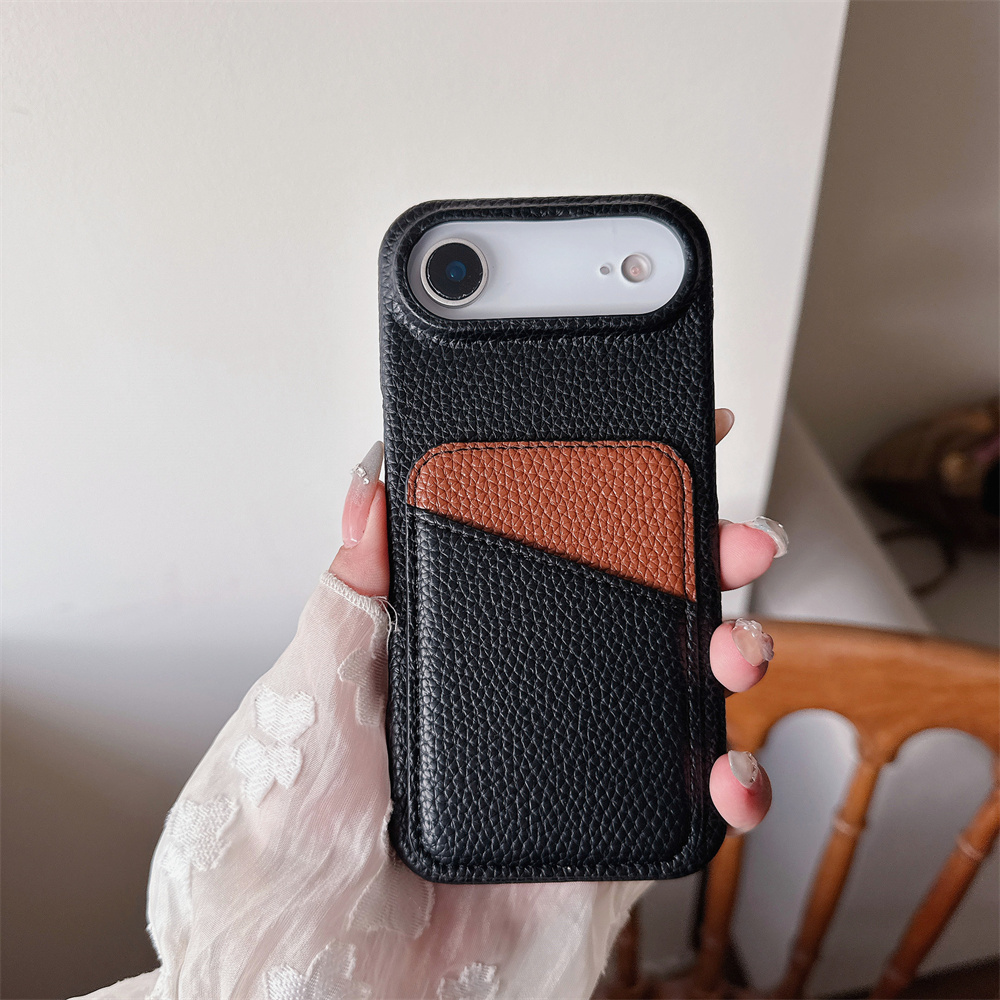 Luxury Color Collision Leather - đánh giá và giá Phone Cases With Wallet On Back