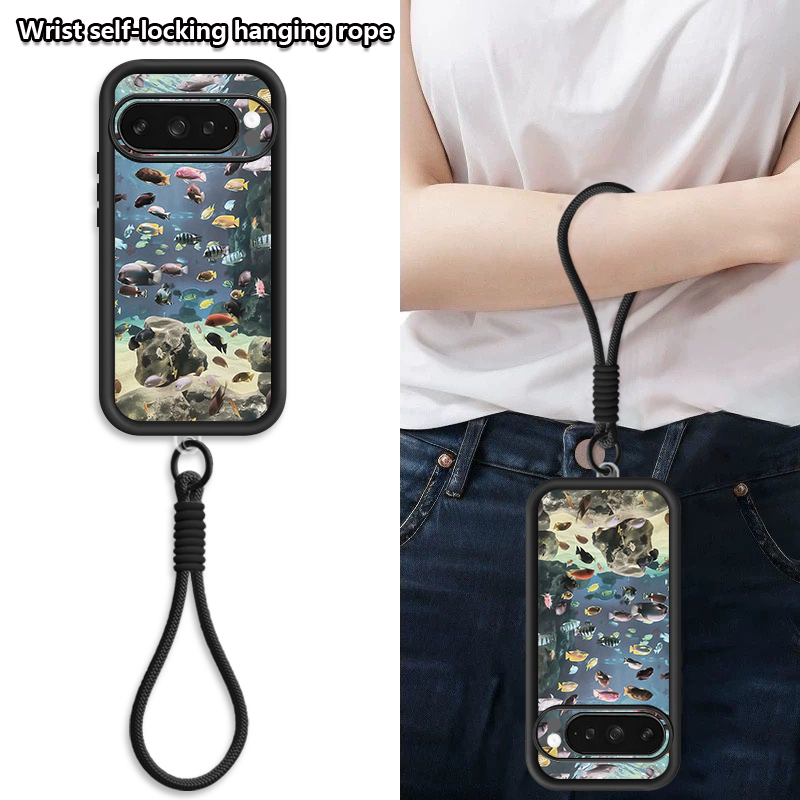 Sea Turtle Print Wrist Strap L - đánh giá và giá Phone Cases With Straps