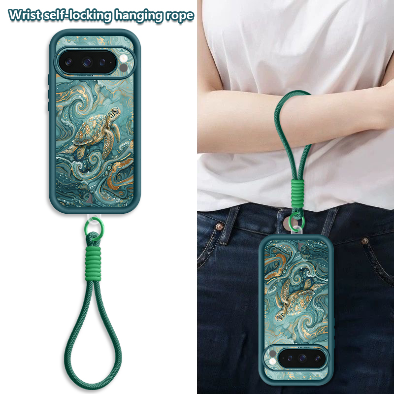 Sea Turtle Print Wrist Strap L - đánh giá và giá Phone Cases With Straps