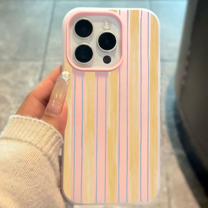 Stylish Yellow Striped Phone C - đánh giá và giá Phone Cases Yellow