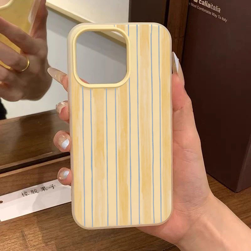 Stylish Yellow Striped Phone C - đánh giá và giá Phone Cases Yellow