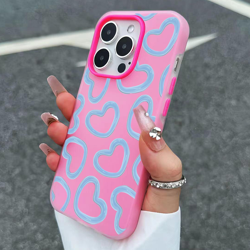 Cute Oil Painting Love Heart P - đánh giá và giá Phone Cases Xr