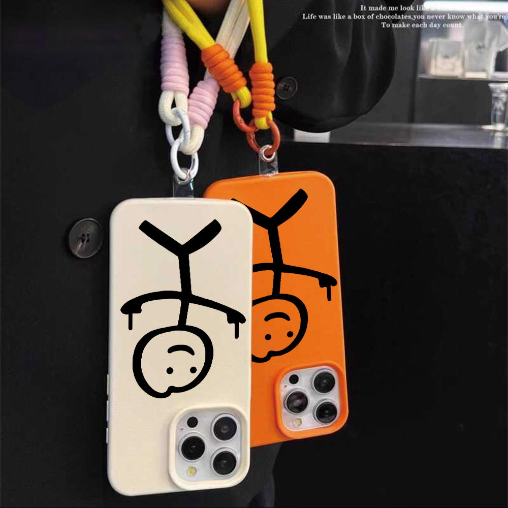 Middle Finger Stickman Strap R - đánh giá và giá Phone Cases With Straps