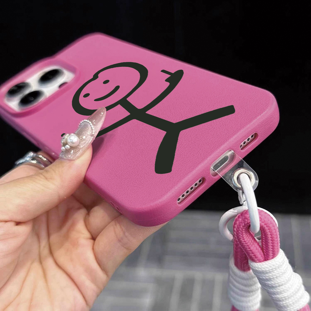 Middle Finger Stickman Strap R - đánh giá và giá Phone Cases With Straps