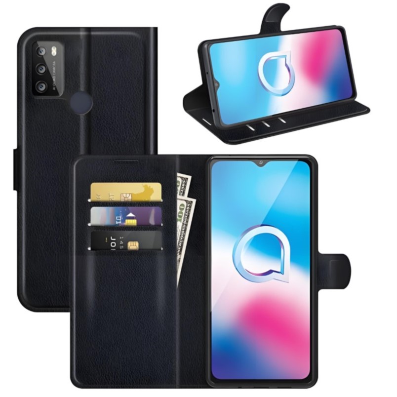 for alcatel 1s 2021 case flip  - đánh giá và giá Phone Cases With Wallet On Back