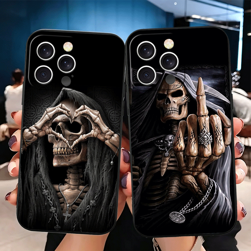 Grim Reaper Skeleton Funny Sty - đánh giá và giá Phone Cases Quirky