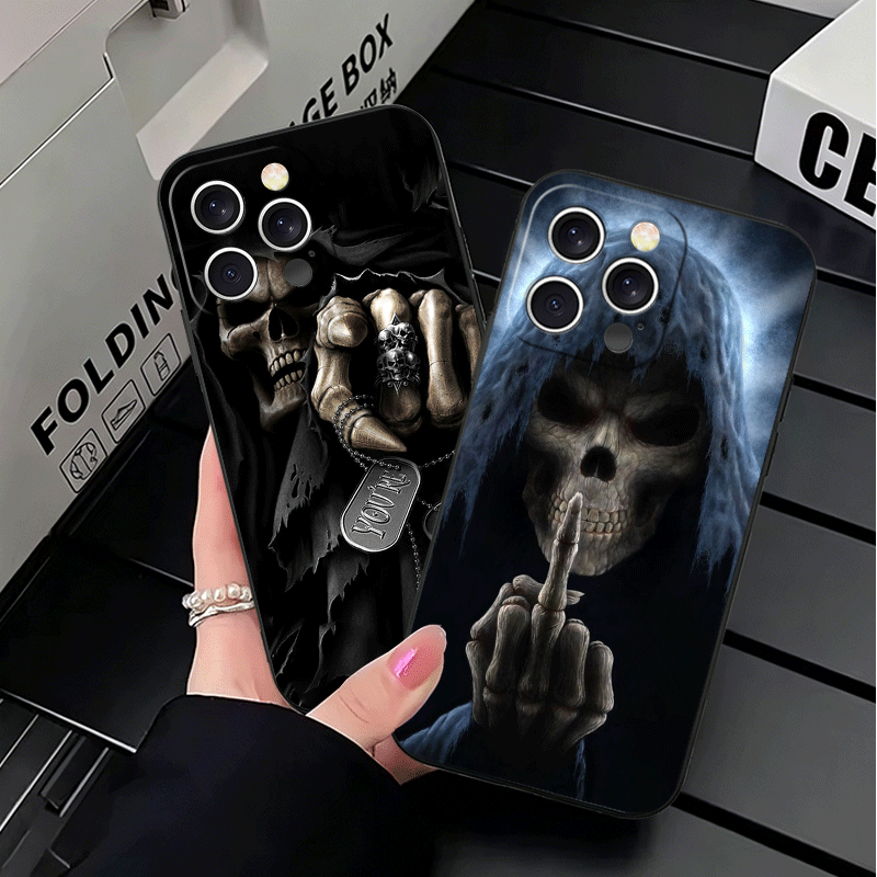 Grim Reaper Skeleton Funny Sty - đánh giá và giá Phone Cases Quirky