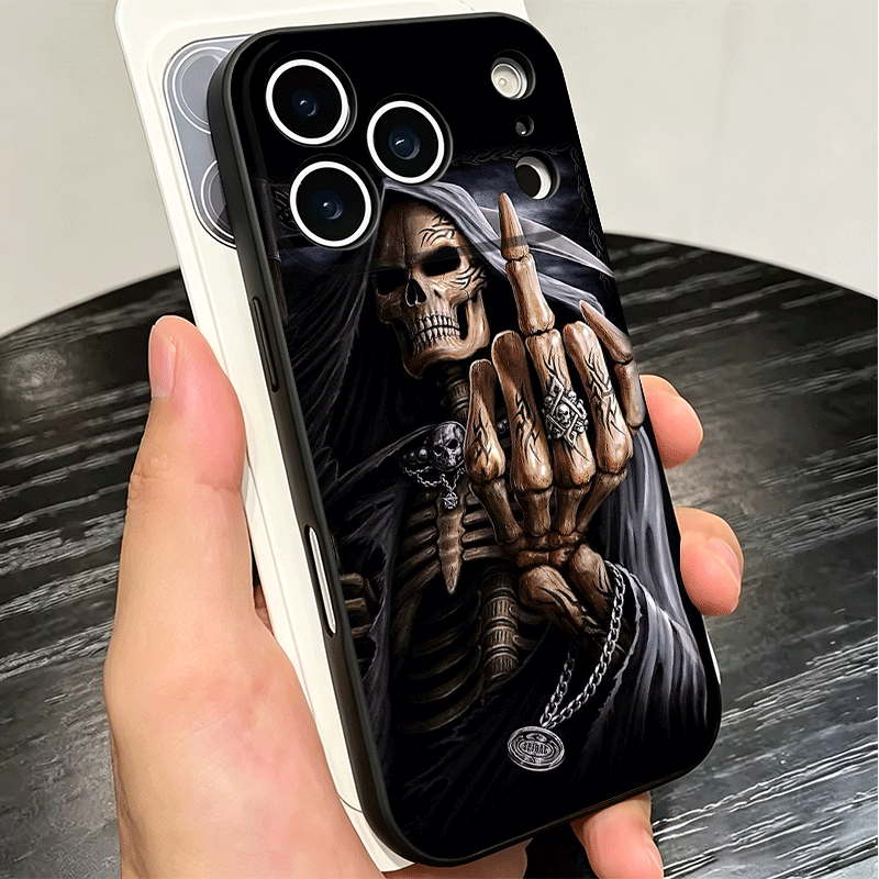 Grim Reaper Skeleton Funny Sty - đánh giá và giá Phone Cases Quirky