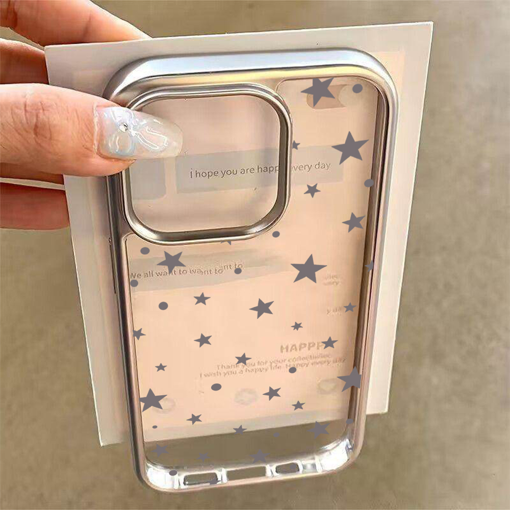 Y2K Stars Fashion Clear Cases  - đánh giá và giá Phone Cases Xr