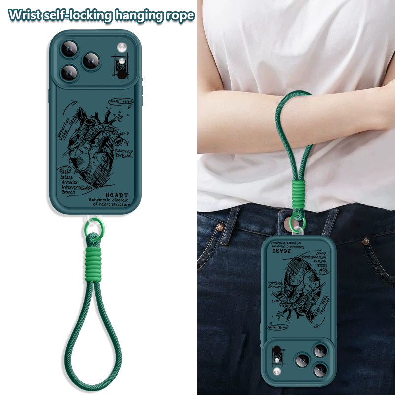 Creative Heart Model Pattern L - đánh giá và giá Phone Cases With Straps
