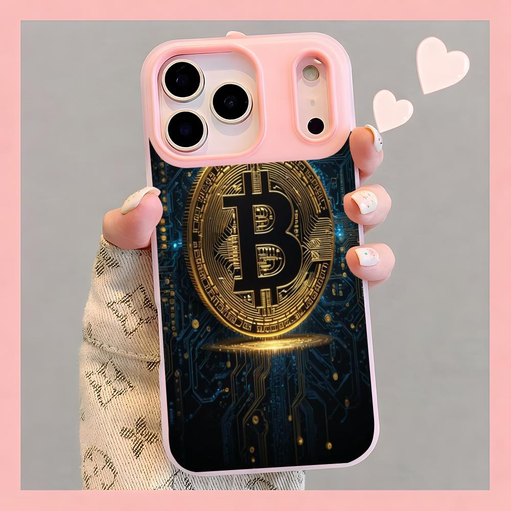 crypto theme Bitcoin Phone Cas - đánh giá và giá Phone Cases Yellow