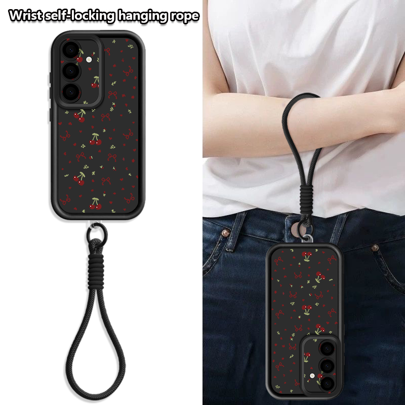 Little Cherry Pattern Lanyard  - đánh giá và giá Phone Cases With Straps