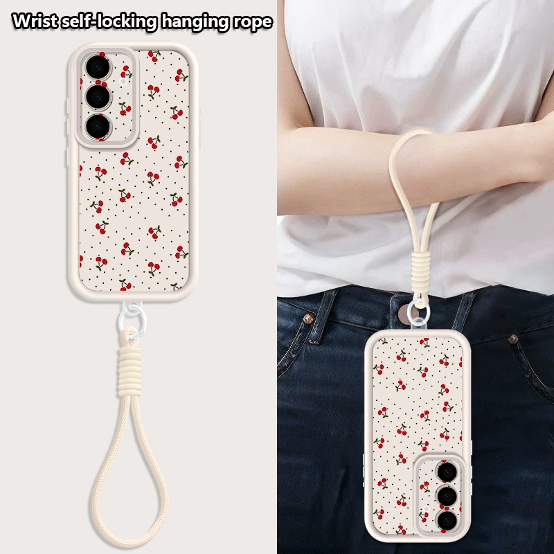 Little Cherry Pattern Lanyard  - đánh giá và giá Phone Cases With Straps