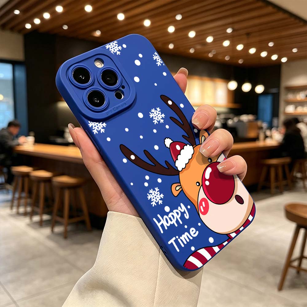 Cartoon Red Nose Deer Phone Ca - đánh giá và giá Phone Cases Red Deer
